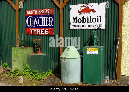 1950er `s Museum, Denbigh, Nordwales, Stockfoto